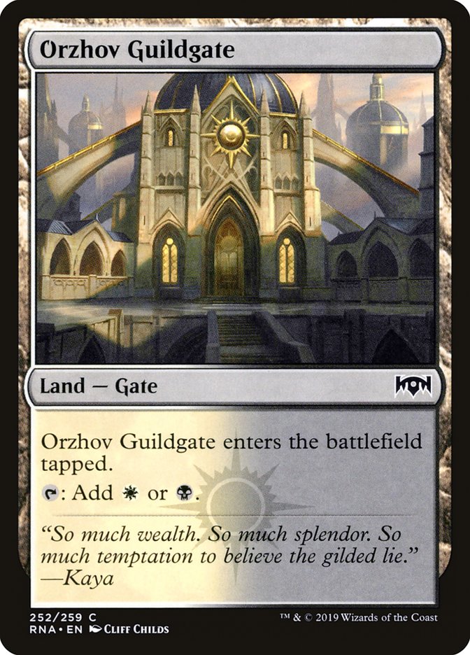 Orzhov Guildgate (252/259) [Ravnica Allegiance] | Fandemonia Ltd