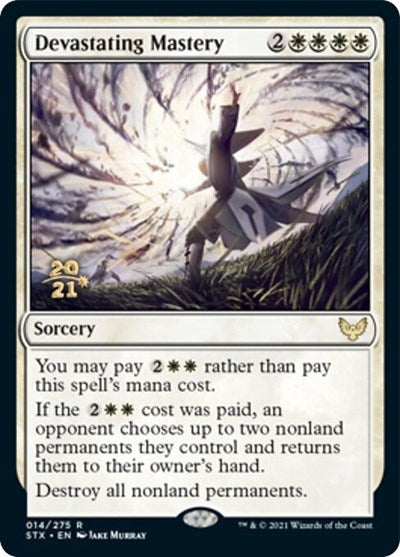 Devastating Mastery [Strixhaven: School of Mages Prerelease Promos] | Fandemonia Ltd