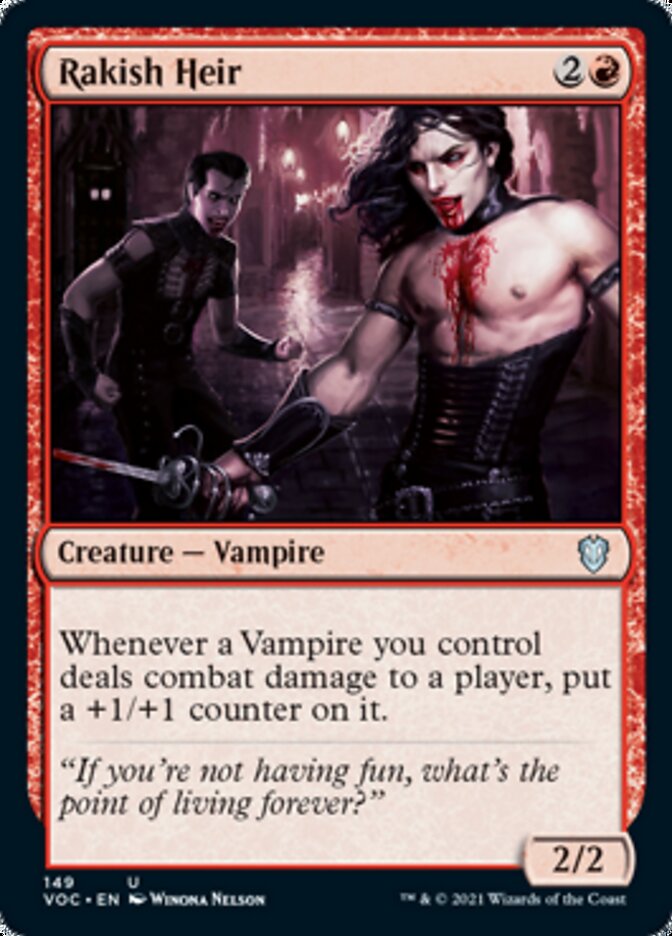 Rakish Heir [Innistrad: Crimson Vow Commander] | Fandemonia Ltd