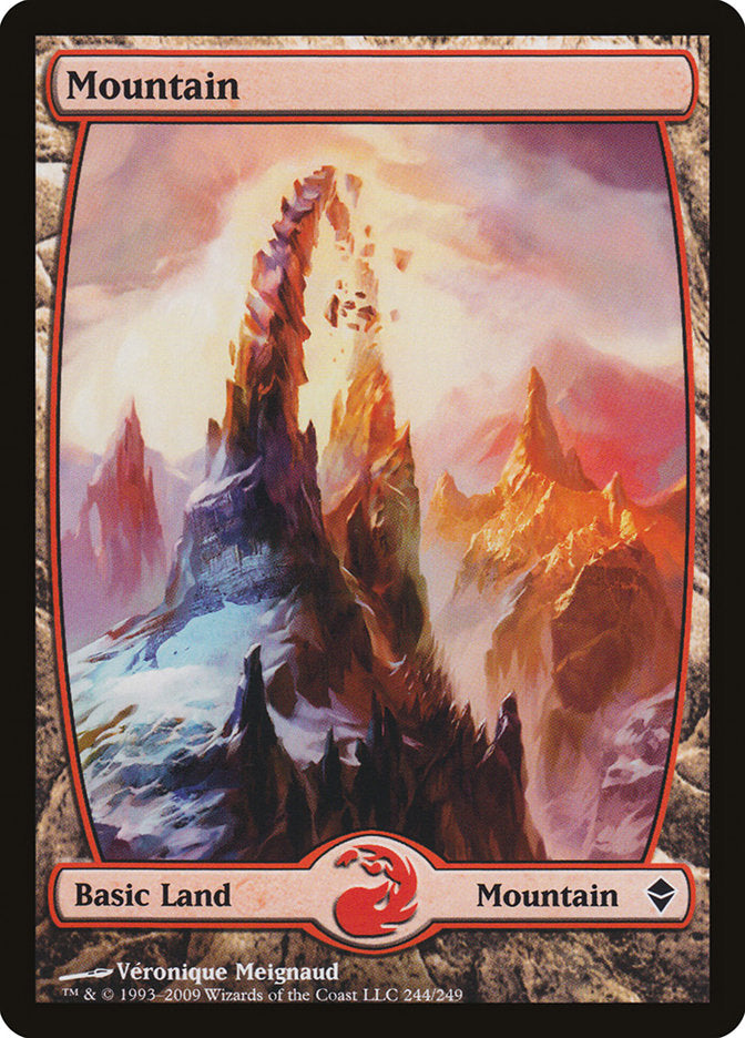 Mountain (244) [Zendikar] | Fandemonia Ltd