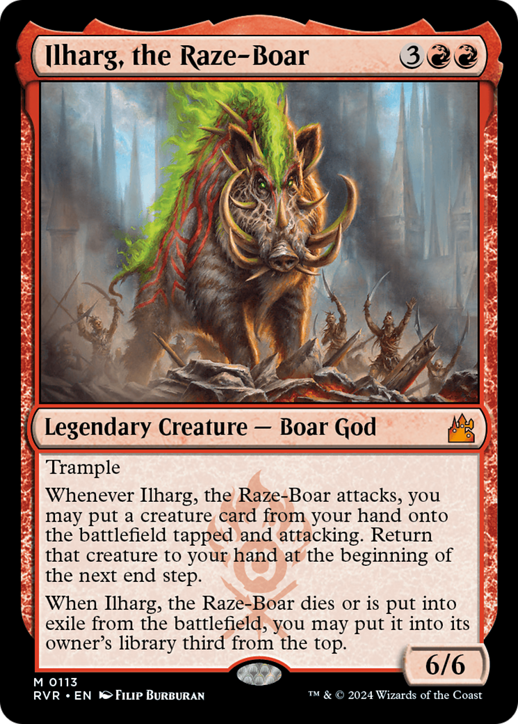 Ilharg, the Raze-Boar [Ravnica Remastered] | Fandemonia Ltd