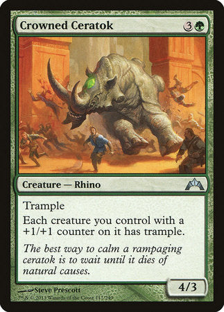 Crowned Ceratok [Gatecrash] | Fandemonia Ltd