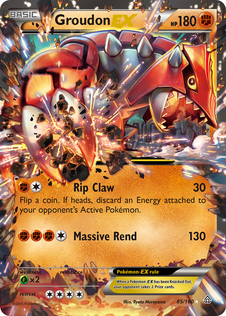 Groudon EX (85/160) [XY: Primal Clash] | Fandemonia Ltd