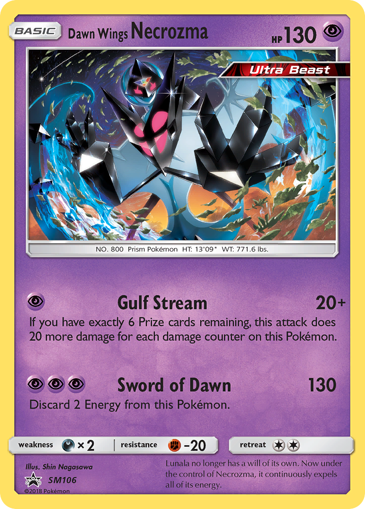 Dawn Wings Necrozma (SM106) [Sun & Moon: Black Star Promos] | Fandemonia Ltd