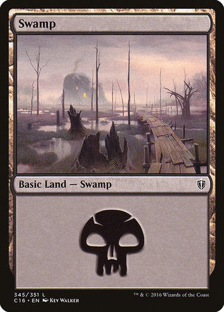 Swamp (345) [Commander 2016] | Fandemonia Ltd