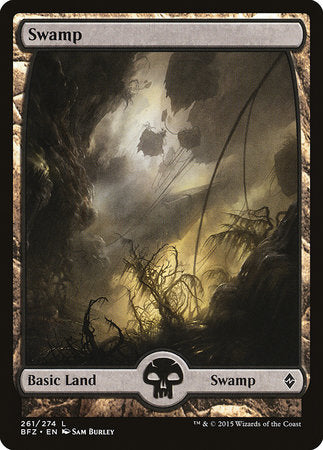 Swamp (261) - Full Art [Battle for Zendikar] | Fandemonia Ltd
