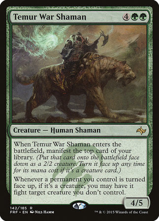 Temur War Shaman [Fate Reforged] | Fandemonia Ltd