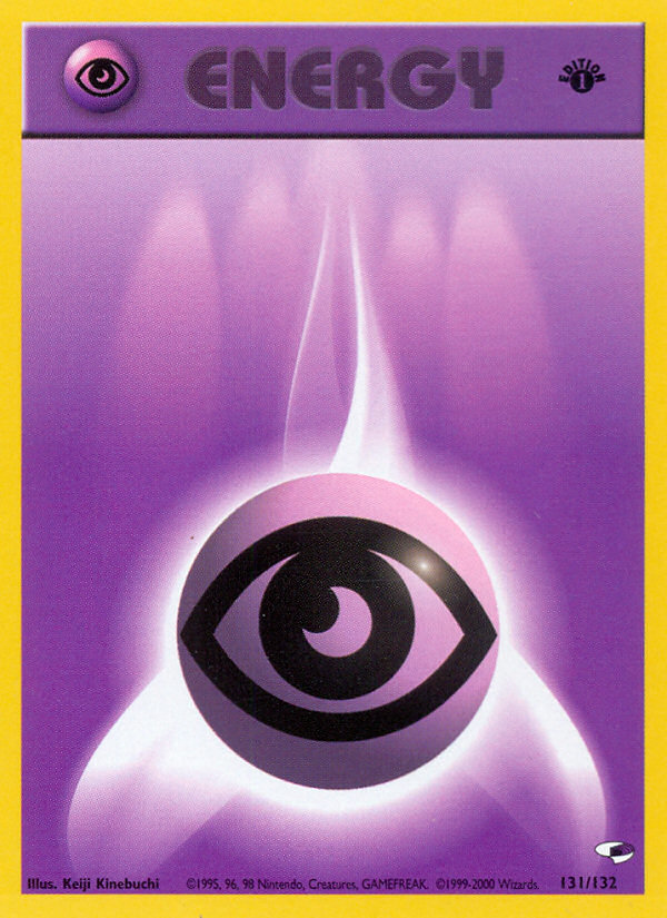 Psychic Energy (131/132) [Gym Heroes 1st Edition] | Fandemonia Ltd