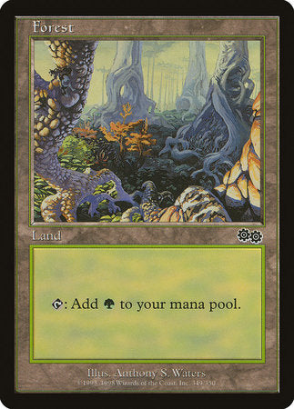Forest (349) [Urza's Saga] | Fandemonia Ltd