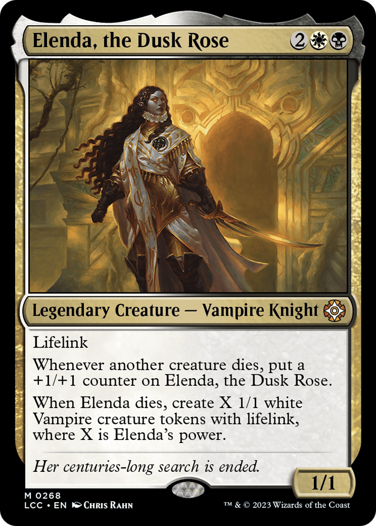 Elenda, the Dusk Rose [The Lost Caverns of Ixalan Commander] | Fandemonia Ltd