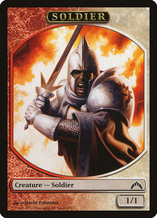 Soldier Token (Red/White) [Gatecrash Tokens] | Fandemonia Ltd