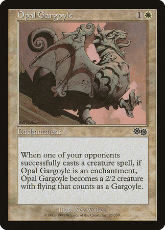 Opal Gargoyle [Urza's Saga] | Fandemonia Ltd