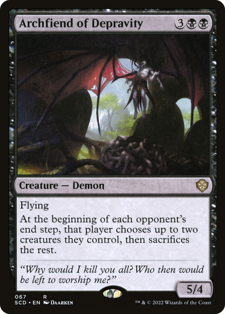 Archfiend of Depravity [Starter Commander Decks] | Fandemonia Ltd