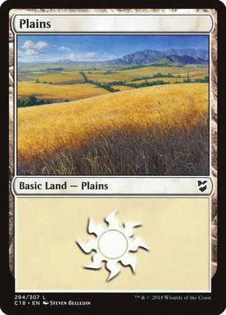 Plains (294) [Commander 2018] | Fandemonia Ltd