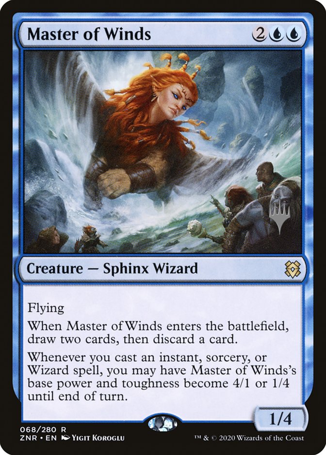 Master of Winds (Promo Pack) [Zendikar Rising Promos] | Fandemonia Ltd