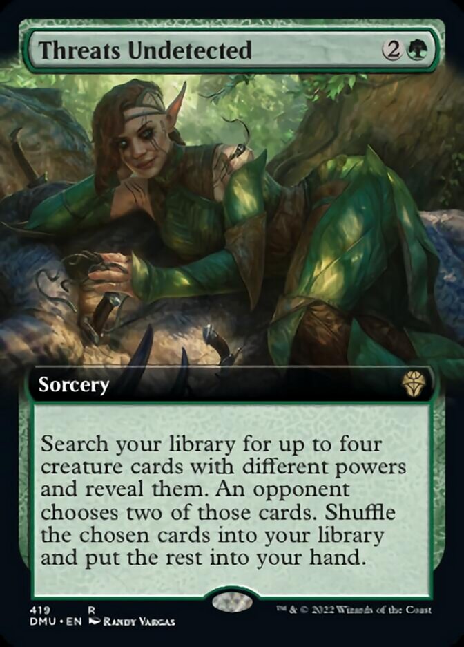 Threats Undetected (Extended Art) [Dominaria United] | Fandemonia Ltd