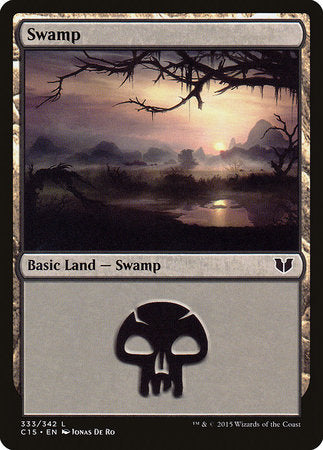 Swamp (333) [Commander 2015] | Fandemonia Ltd