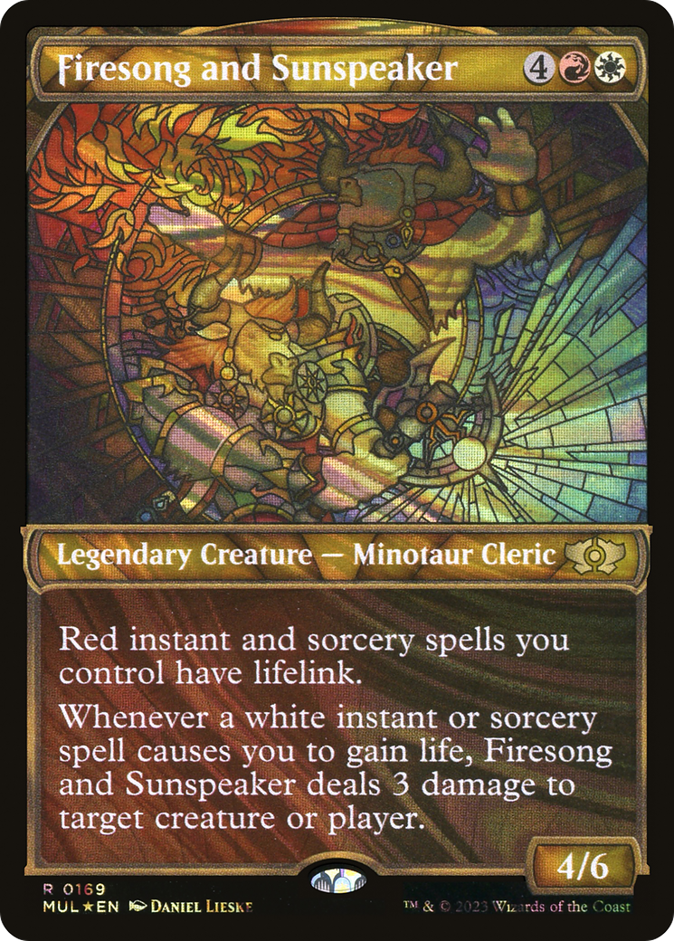 Firesong and Sunspeaker (Halo Foil) [Multiverse Legends] | Fandemonia Ltd