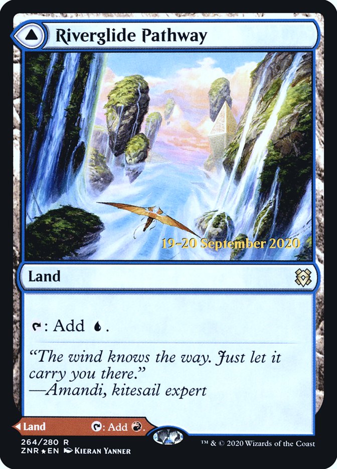 Riverglide Pathway // Lavaglide Pathway  [Zendikar Rising Prerelease Promos] | Fandemonia Ltd
