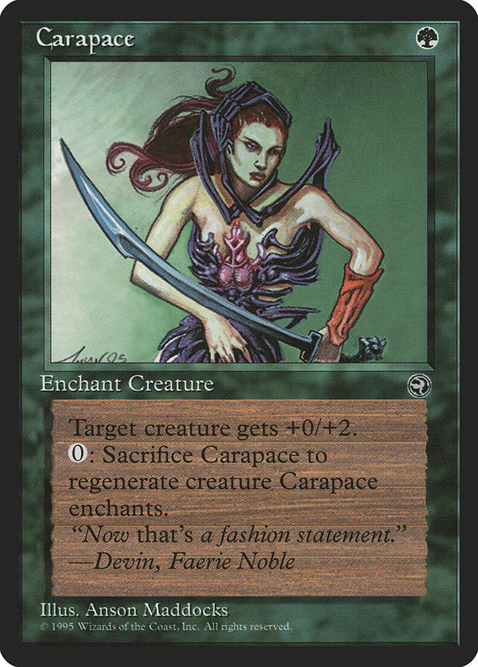 Carapace (Devin Flavor Text) [Homelands] | Fandemonia Ltd