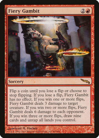 Fiery Gambit [Mirrodin] | Fandemonia Ltd