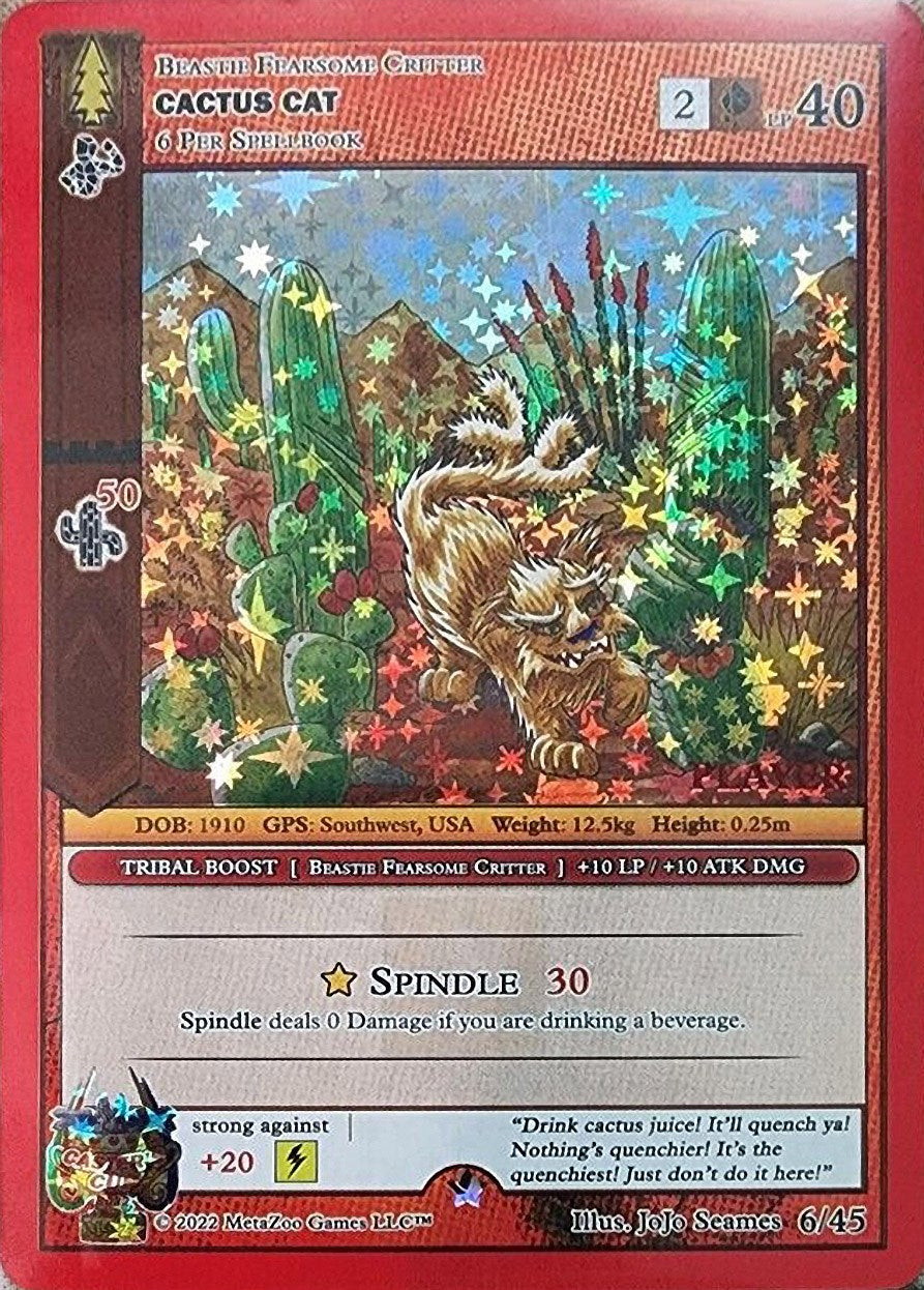 Cactus Cat [Caster's Cup Promo Cards] | Fandemonia Ltd