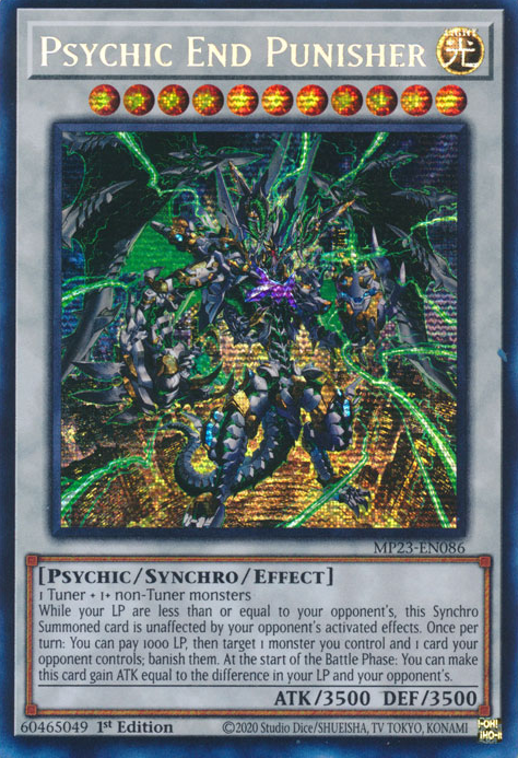 Psychic End Punisher [MP23-EN086] Prismatic Secret Rare | Fandemonia Ltd