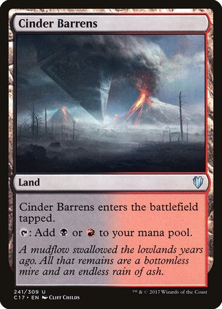 Cinder Barrens [Commander 2017] | Fandemonia Ltd