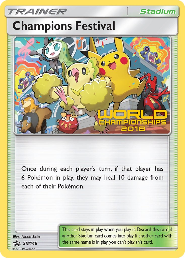 Champions Festival (SM148) (2018 Top Semi Finalist) [Sun & Moon: Black Star Promos] | Fandemonia Ltd