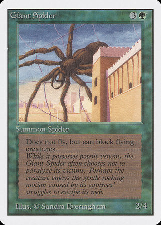 Giant Spider [Unlimited Edition] | Fandemonia Ltd
