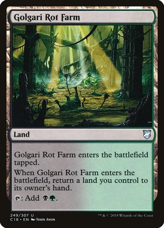 Golgari Rot Farm [Commander 2018] | Fandemonia Ltd