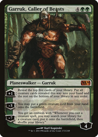 Garruk, Caller of Beasts [Magic 2014] | Fandemonia Ltd