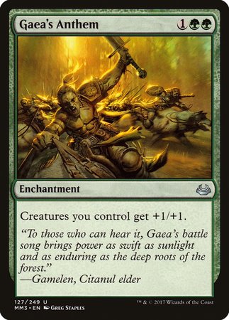 Gaea's Anthem [Modern Masters 2017] | Fandemonia Ltd