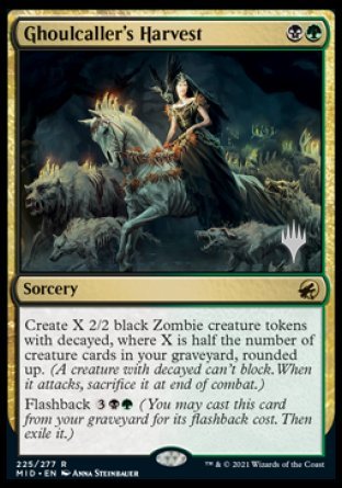 Ghoulcaller's Harvest (Promo Pack) [Innistrad: Midnight Hunt Promos] | Fandemonia Ltd