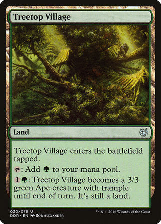 Treetop Village [Duel Decks: Nissa vs. Ob Nixilis] | Fandemonia Ltd