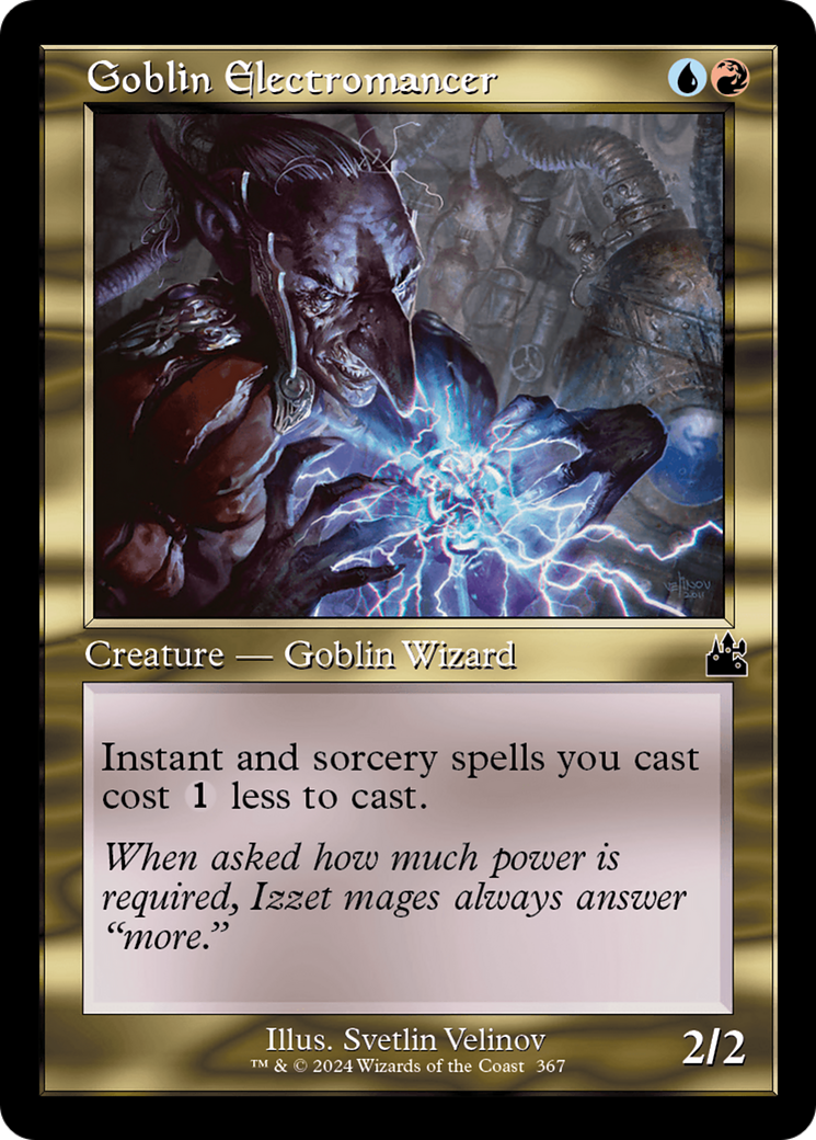 Goblin Electromancer (Retro Frame) [Ravnica Remastered] | Fandemonia Ltd