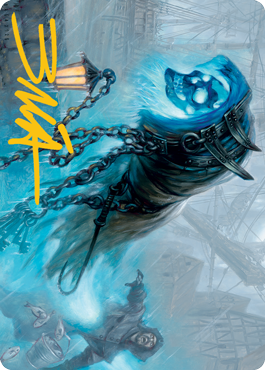 Nebelgast Intruder Art Card (Gold-Stamped Signature) [Innistrad: Midnight Hunt Art Series] | Fandemonia Ltd