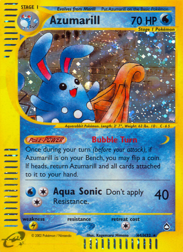 Azumarill (H4/H32) [Aquapolis] | Fandemonia Ltd