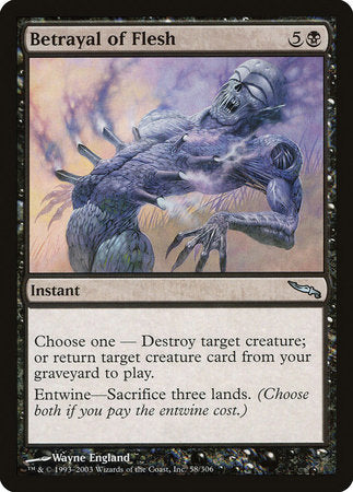 Betrayal of Flesh [Mirrodin] | Fandemonia Ltd