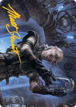 Delver of Secrets Art Card (Gold-Stamped Signature) [Innistrad: Midnight Hunt Art Series] | Fandemonia Ltd