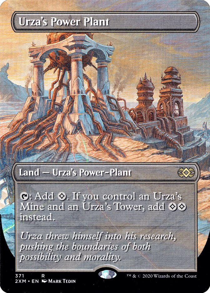 Urza's Power Plant (Borderless) [Double Masters] | Fandemonia Ltd