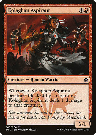 Kolaghan Aspirant [Dragons of Tarkir] | Fandemonia Ltd