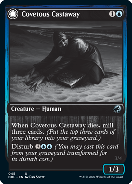 Covetous Castaway // Ghostly Castigator [Innistrad: Double Feature] | Fandemonia Ltd