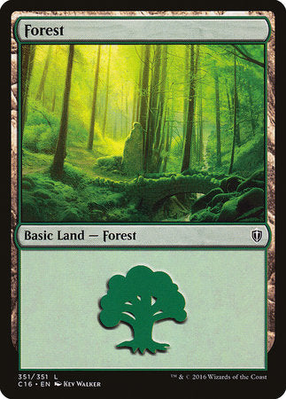 Forest (351) [Commander 2016] | Fandemonia Ltd