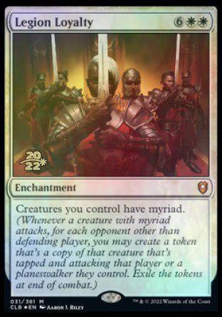 Legion Loyalty [Commander Legends: Battle for Baldur's Gate Prerelease Promos] | Fandemonia Ltd
