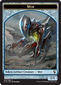 Myr (007) // Thopter (008) Double-sided Token [Commander 2018 Tokens] | Fandemonia Ltd