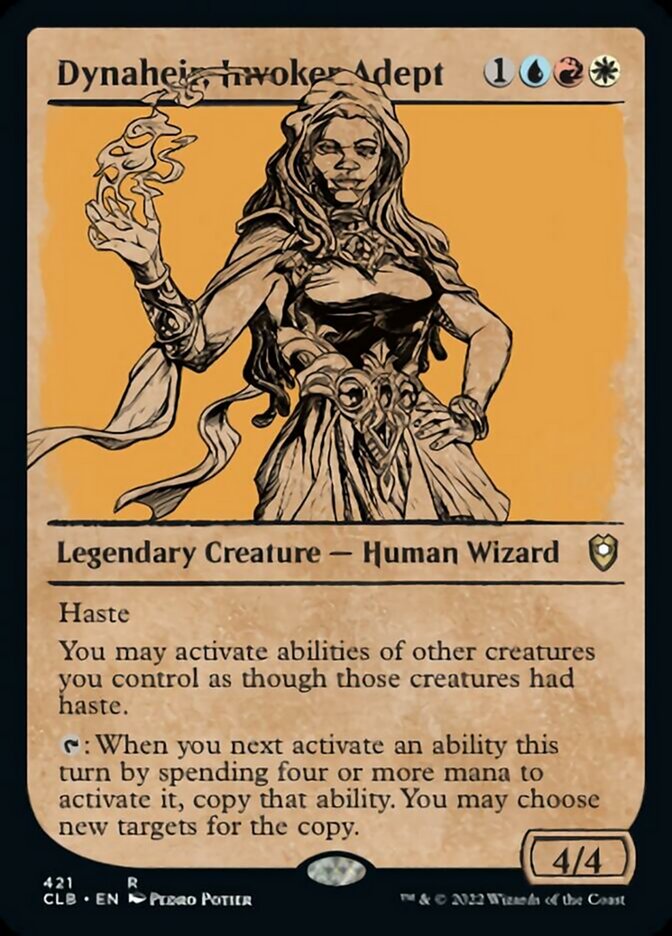 Dynaheir, Invoker Adept (Showcase) [Commander Legends: Battle for Baldur's Gate] | Fandemonia Ltd
