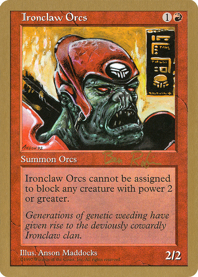 Ironclaw Orcs (Ben Rubin) [World Championship Decks 1998] | Fandemonia Ltd