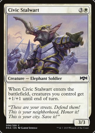 Civic Stalwart [Ravnica Allegiance] | Fandemonia Ltd