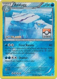 Avalugg (31/106) (League Promo 4th Place) [XY: Flashfire] | Fandemonia Ltd